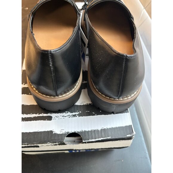 DV by Dolce Vita Loafers Black Faux Leather Rcrispo - Picture 4 of 7